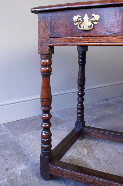 A LATE 17THCENTURY OAK SIDE TABLE - ADDITIONAL PHOTO 10
