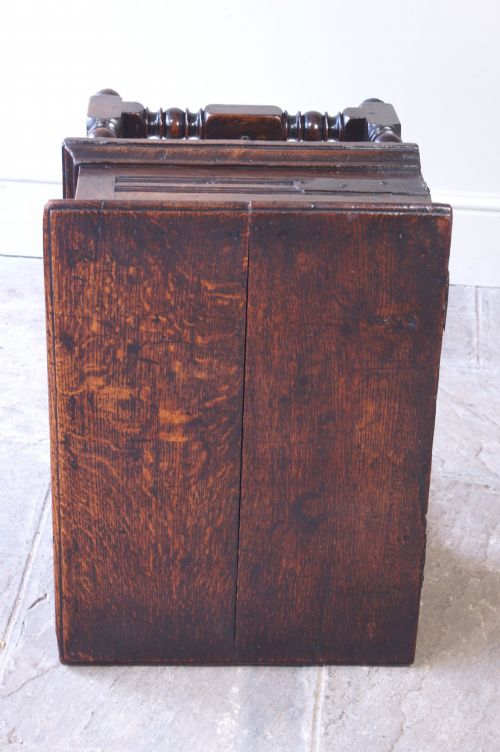 17THCENTURY OAK BOX STOOL CLOSE STOOL - ADDITIONAL PHOTO 8
