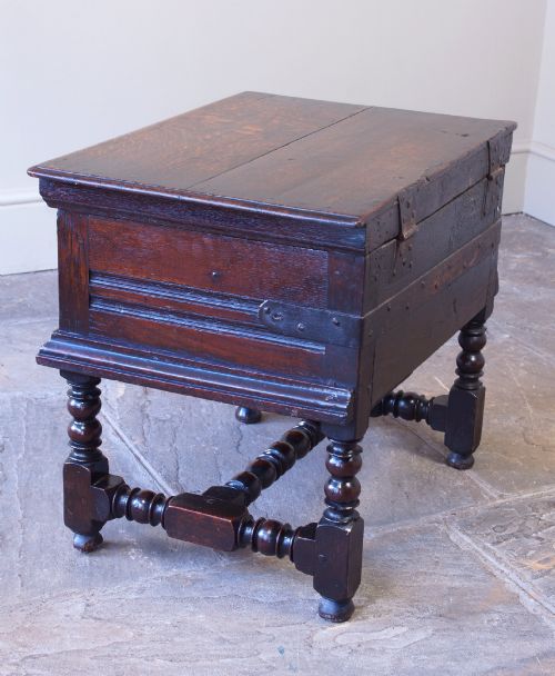 17THCENTURY OAK BOX STOOL CLOSE STOOL - ADDITIONAL PHOTO 9