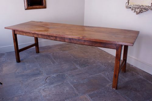 19TH CENTURY ELM FARMHOUSE TABLE