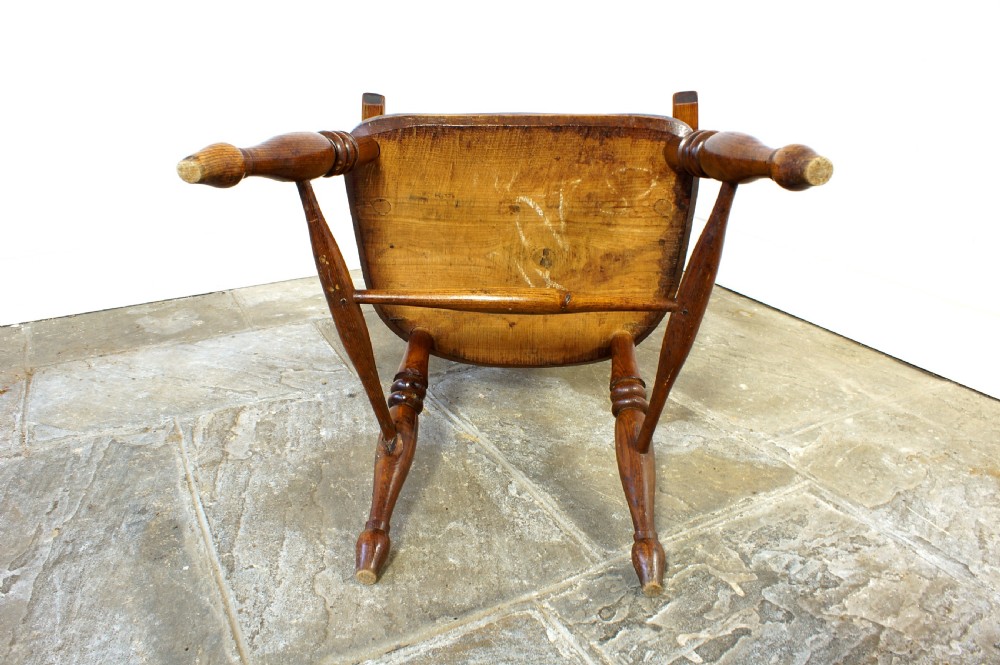 19th Century Ash Windsor Armchair View VI