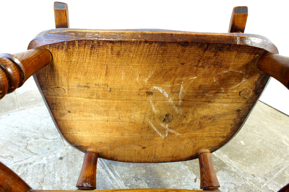 19th Century Ash Windsor Armchair View VII