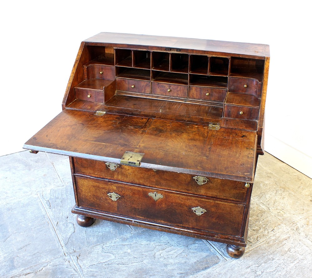 17th century walnut bureau View IV