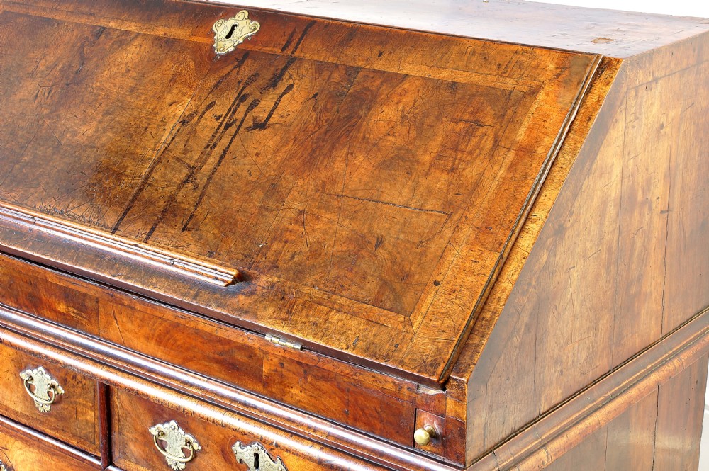 17th century walnut bureau View VIII