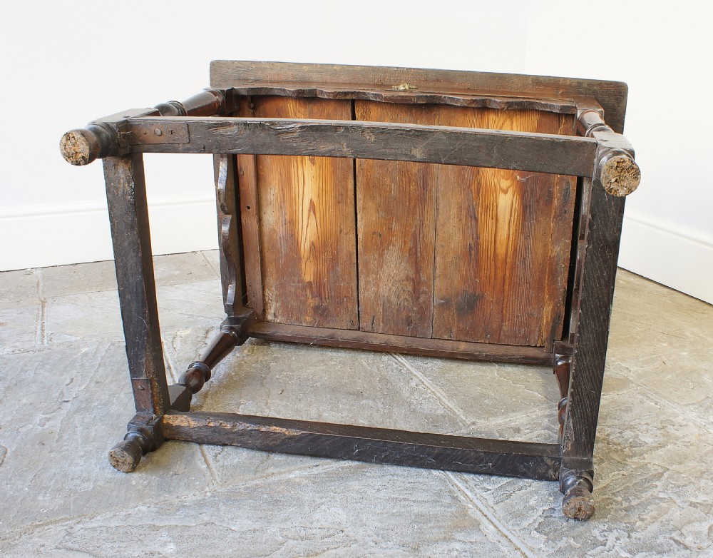 18th century oak side table View V
