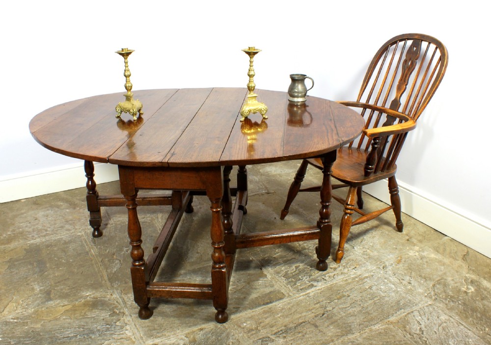 17th Century Oak Gateleg Table View II