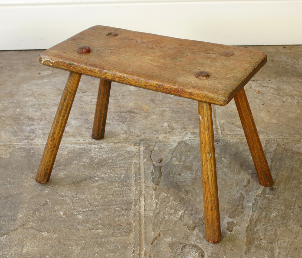 Three 19th Century Milking Stools View II