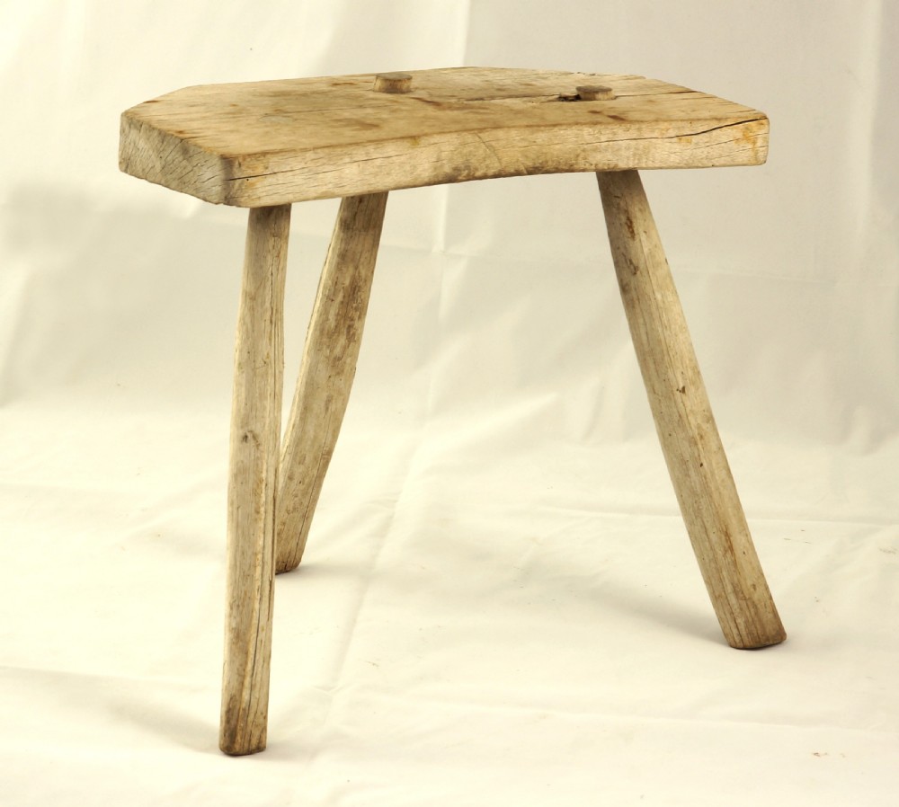 Three 19th Century Milking Stools View VI