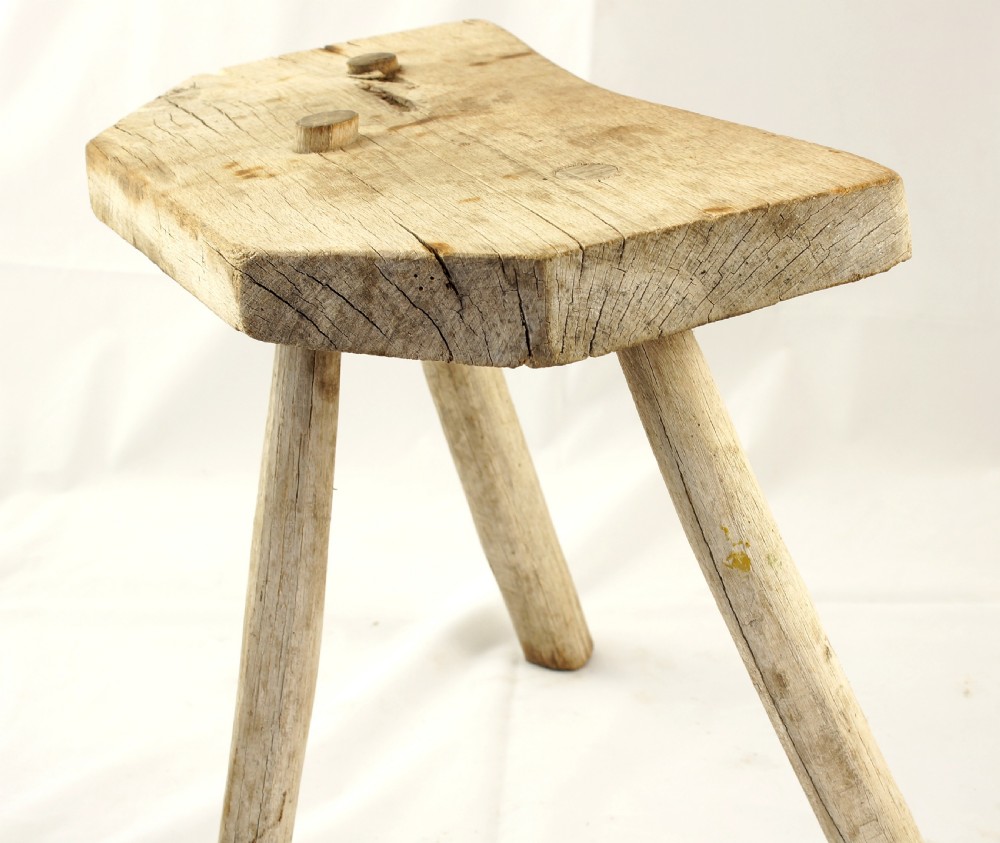 Three 19th Century Milking Stools View VII