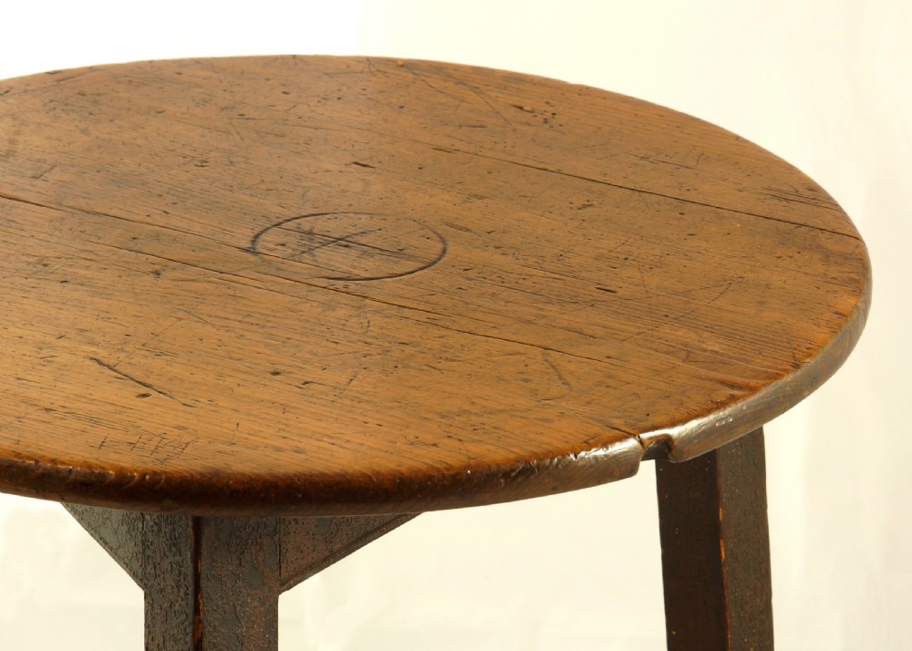 18th Century Pine Cricket Table View II