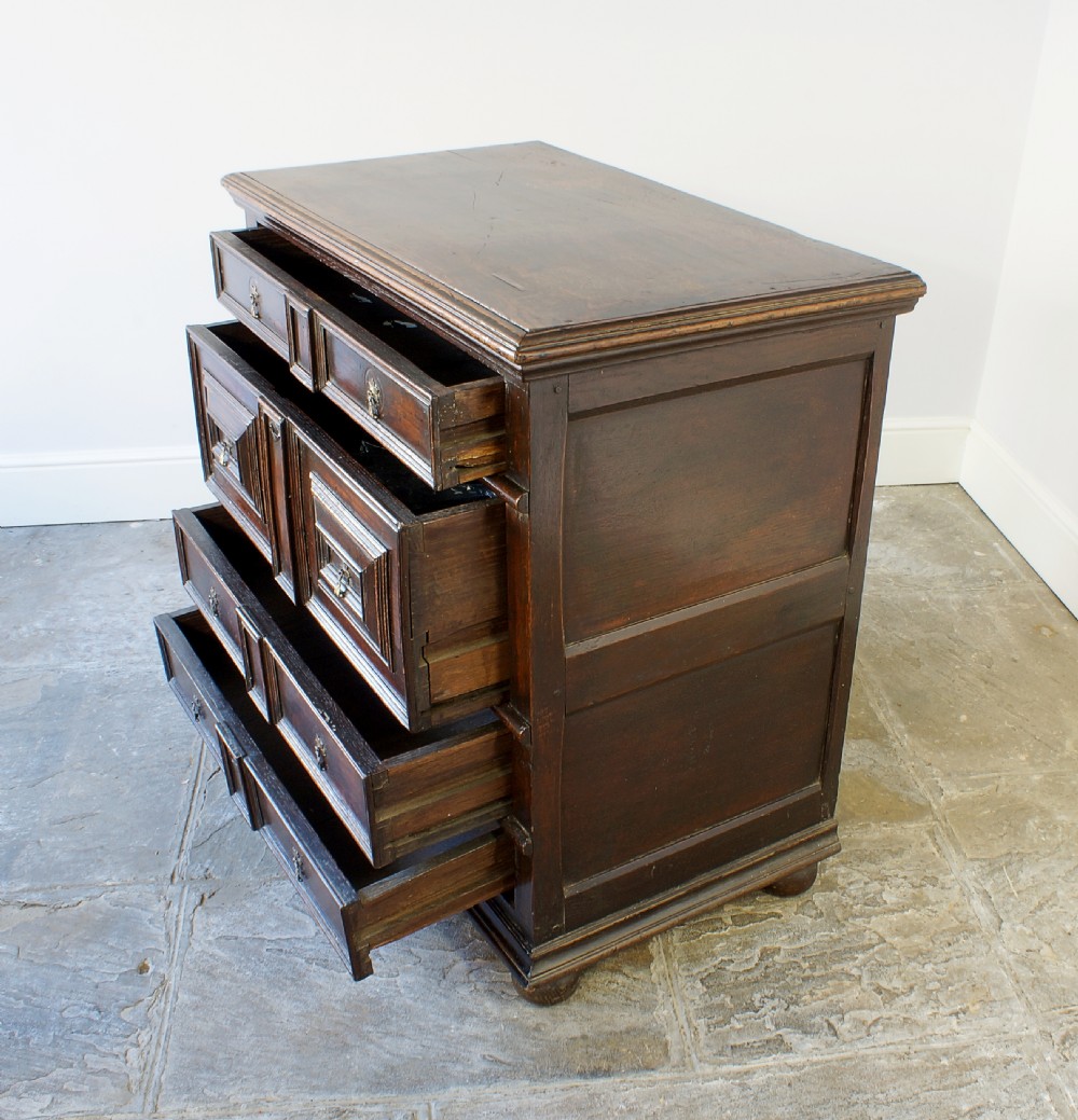 17th Century Oak Moulded Chest Of Drawers View IV