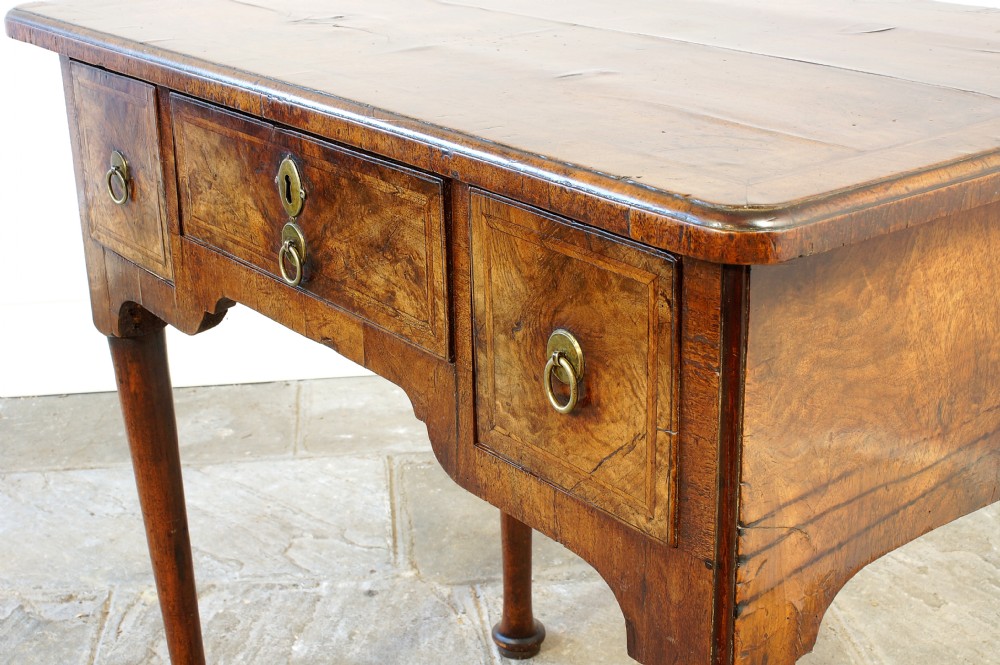 18th Century Walnut Lowboy View II