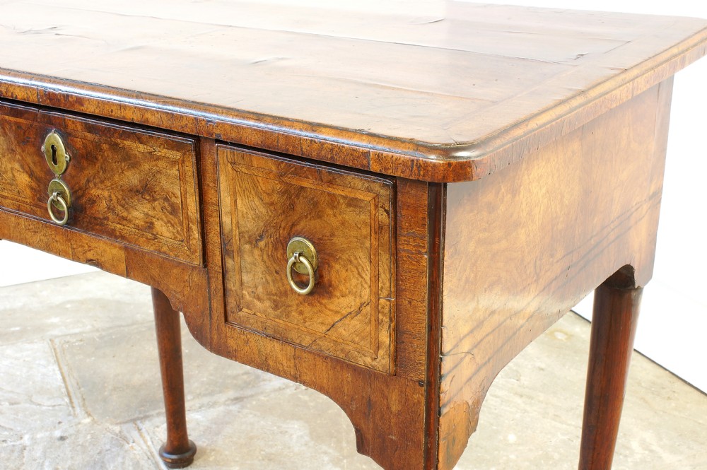 18th Century Walnut Lowboy View III