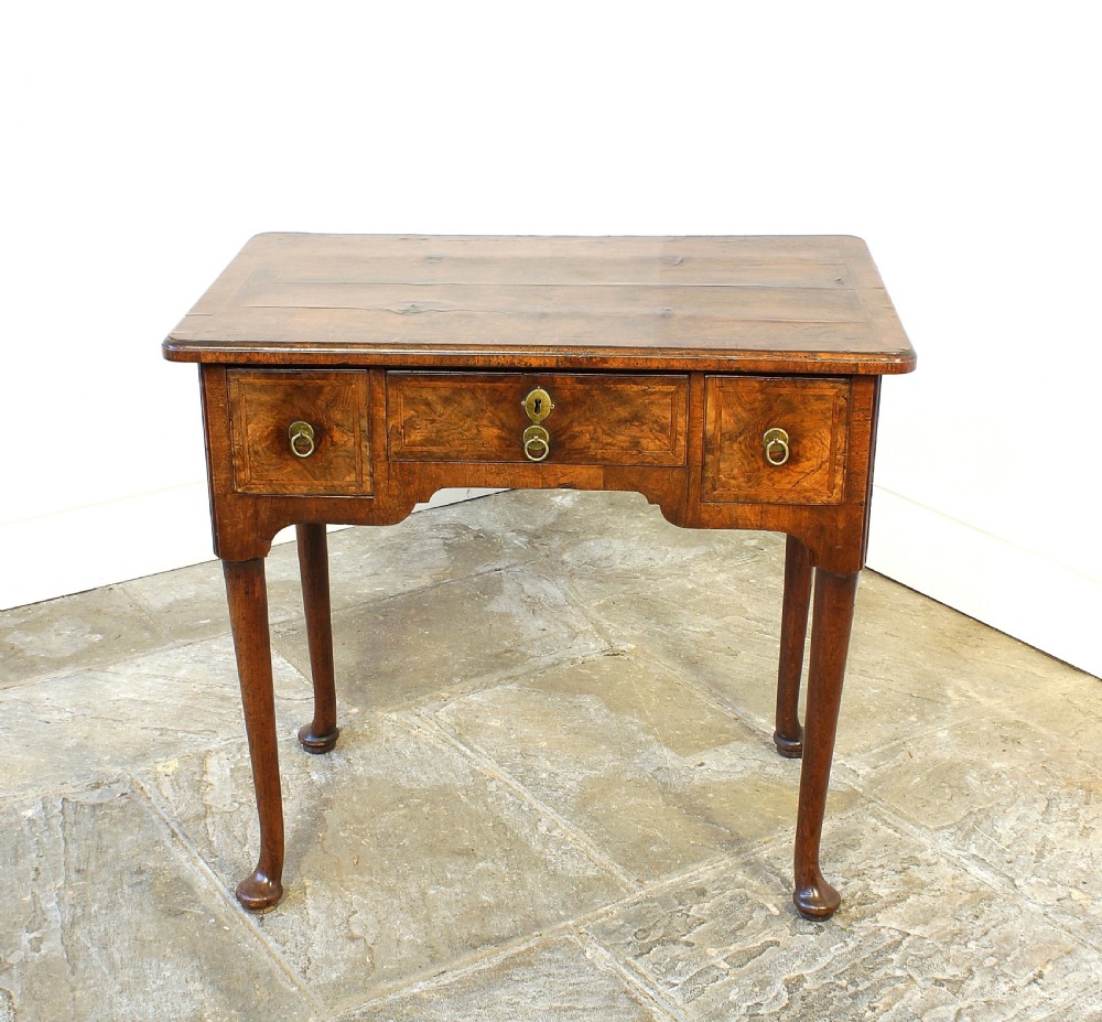 18th Century Walnut Lowboy View V