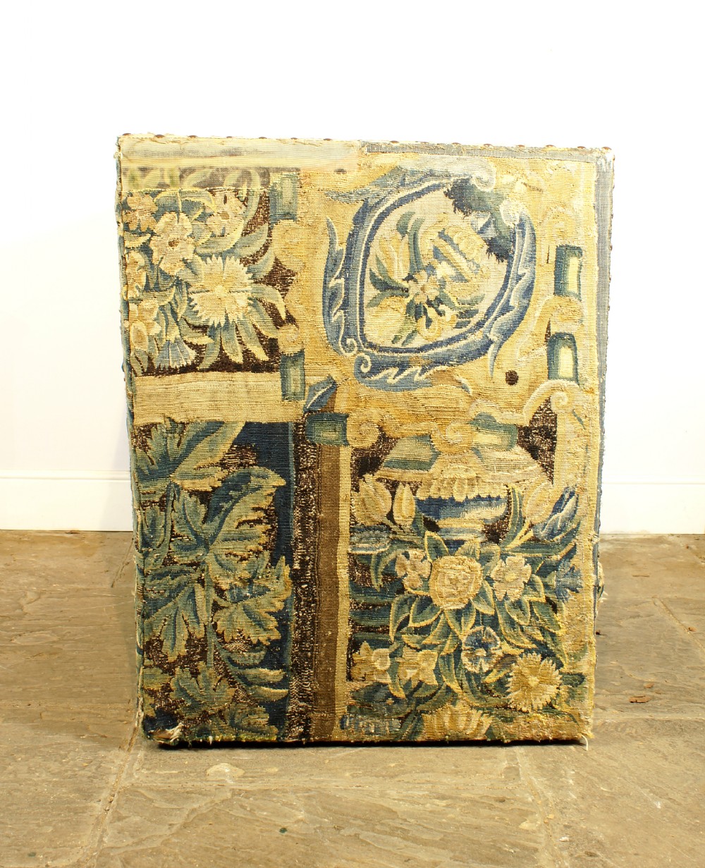 17th Century Tapestry on 19th Century Sofa View VI