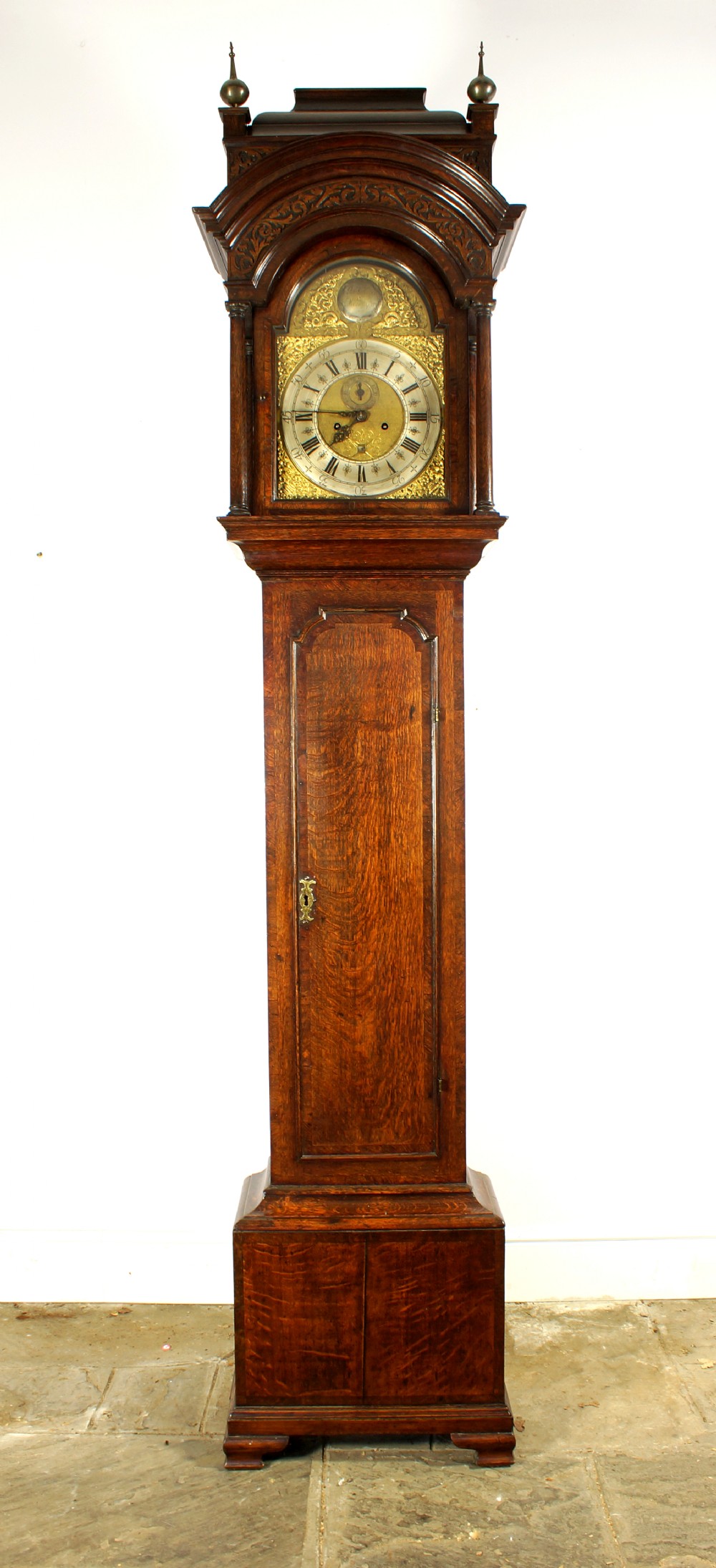 18th century Georgian Oak longcase Clock