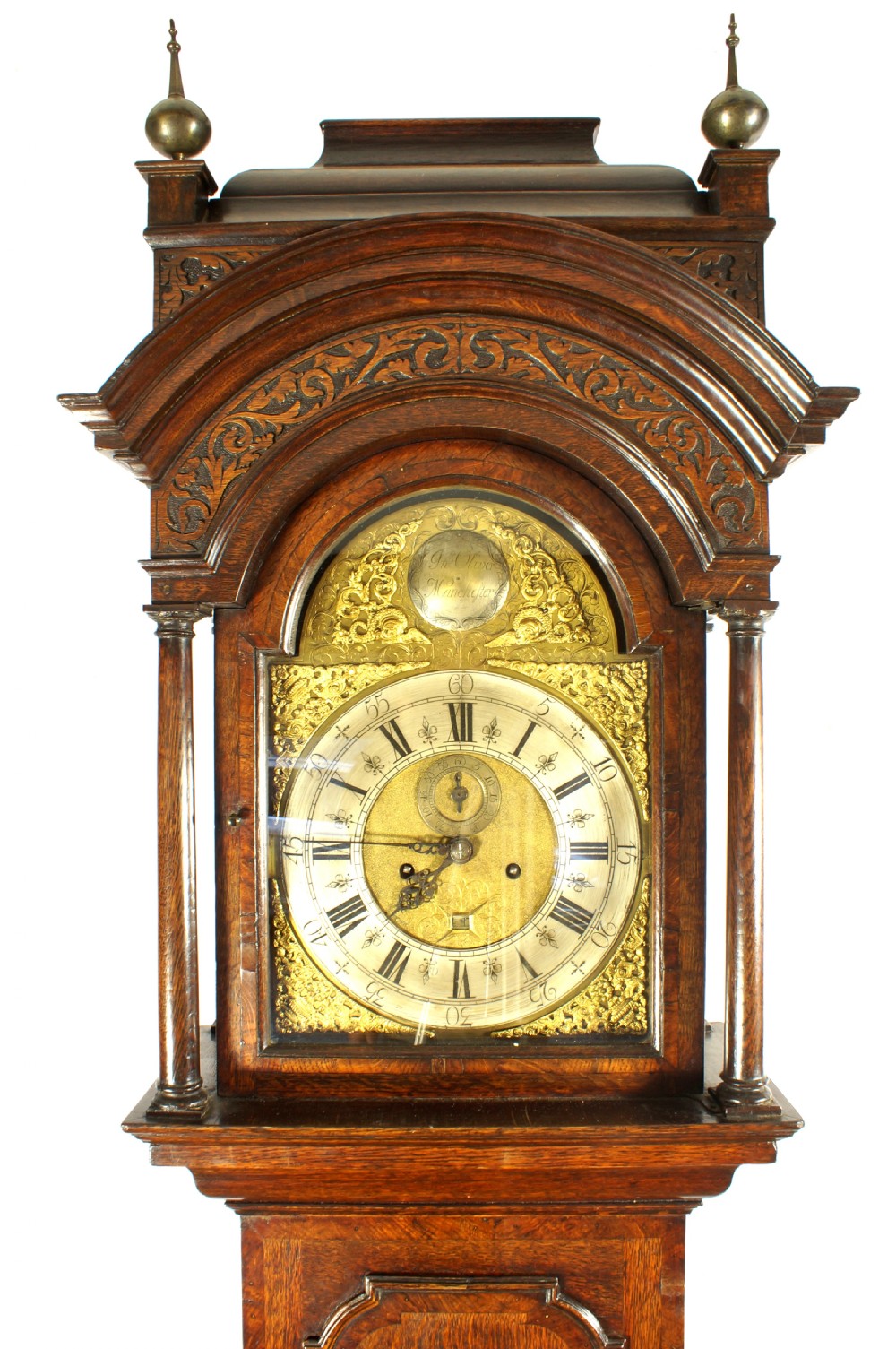 18th century Georgian Oak longcase Clock View III