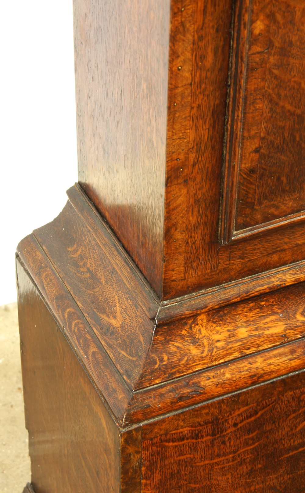 18th century Georgian Oak longcase Clock View IV