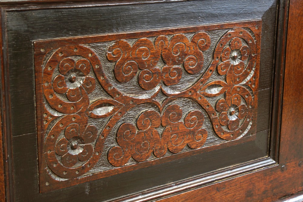 Early 18th Century Oak Mule Chest View III