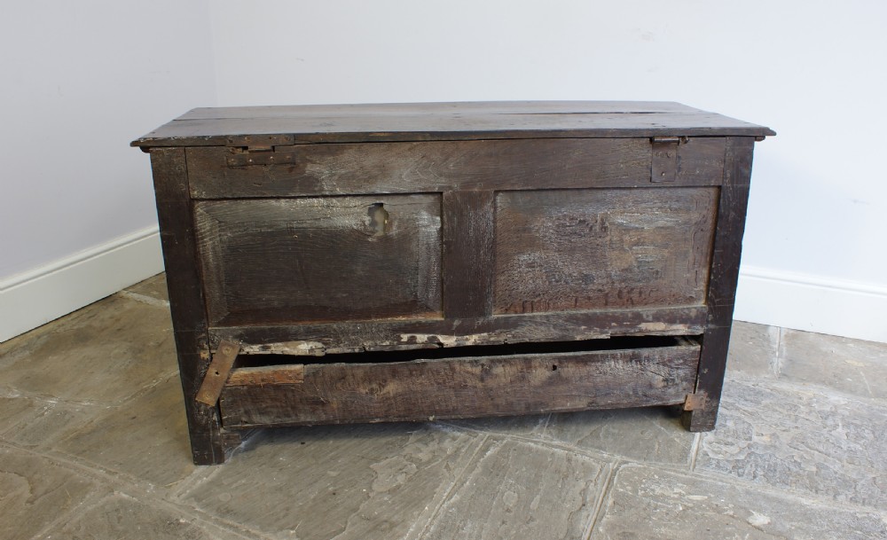 Early 18th Century Oak Mule Chest View VIII