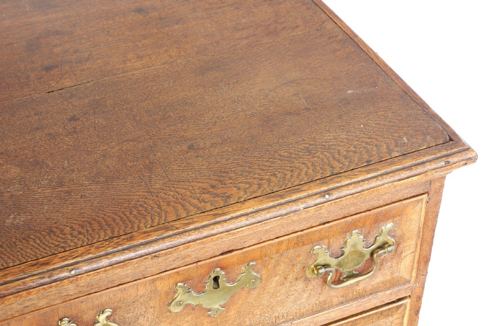 18th century oak chest of drawers. View V