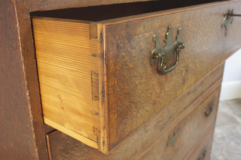 18th century oak chest of drawers. View VIII