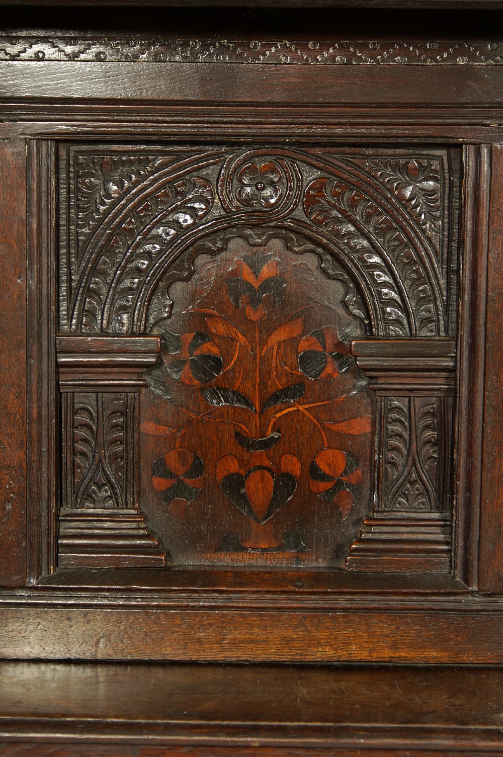 17th Century Oak Court Cupboard View III