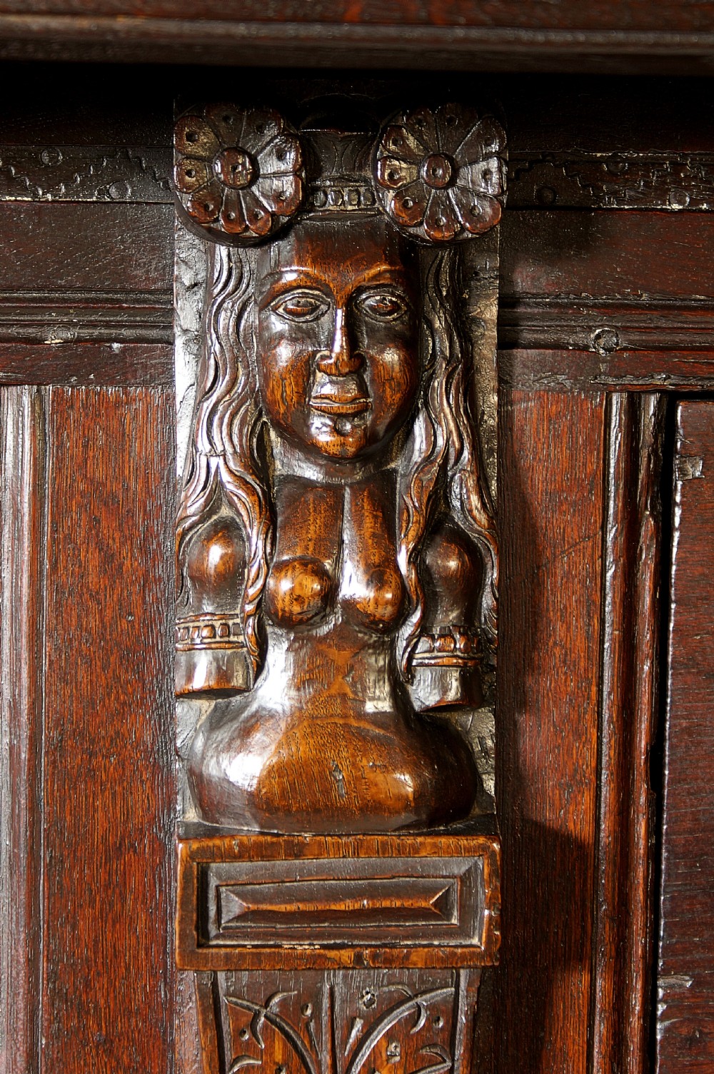 17th Century Oak Court Cupboard View V
