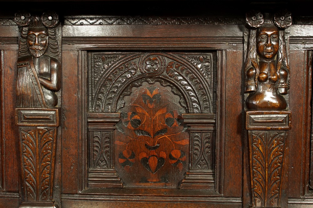 17th Century Oak Court Cupboard View VI