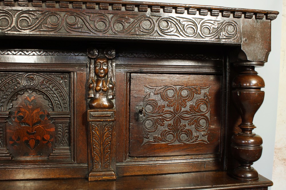 17th Century Oak Court Cupboard View VII