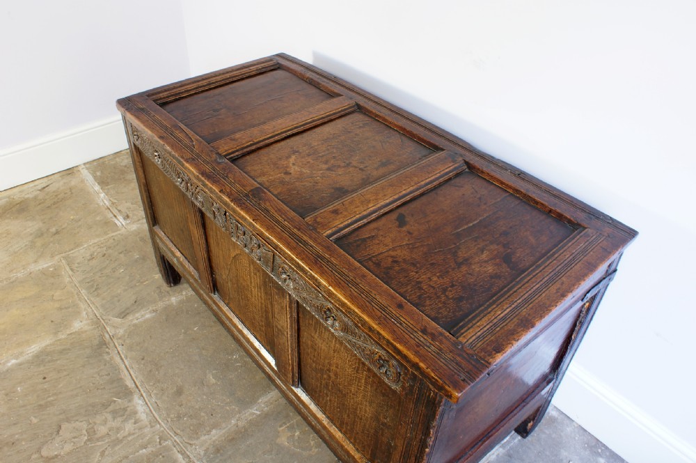 17th Century Oak Westmorland Coffer View II