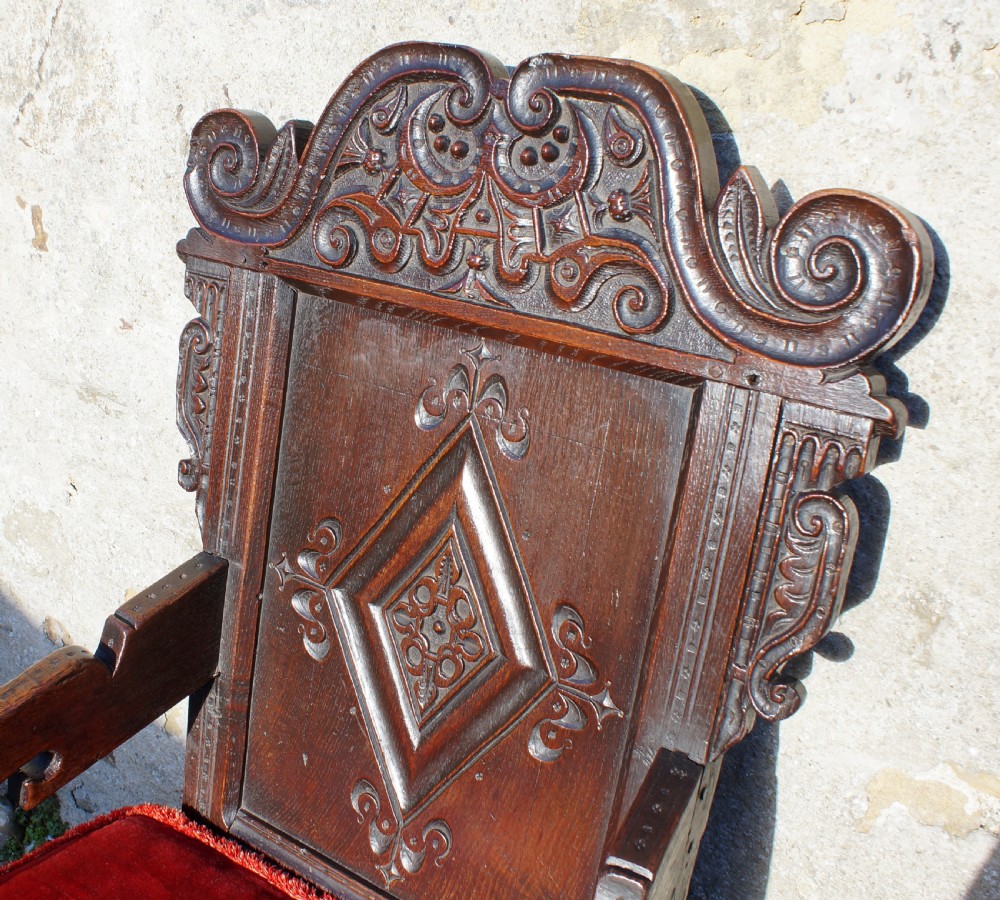 17th century Yorkshire armchair. View VIII