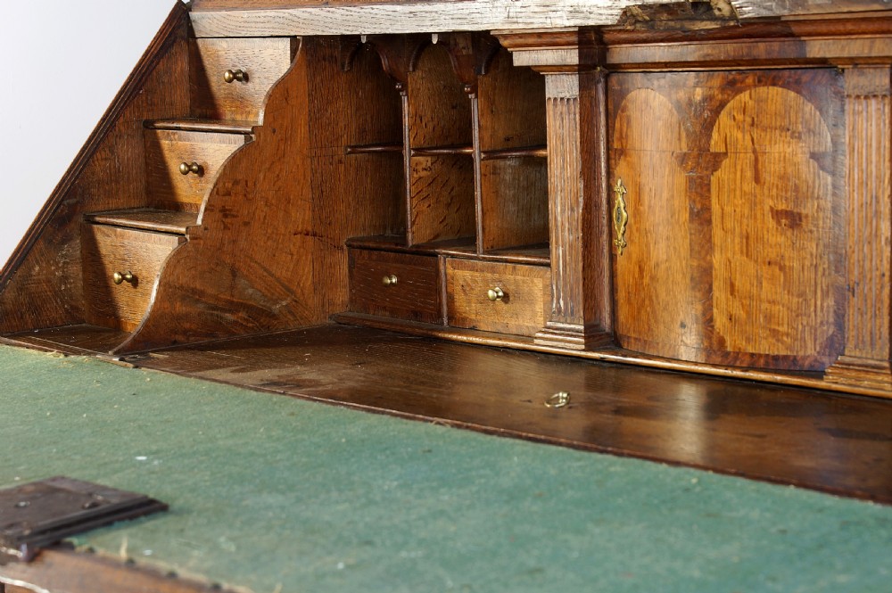 18th century oak Bureau Bookcase. View VII