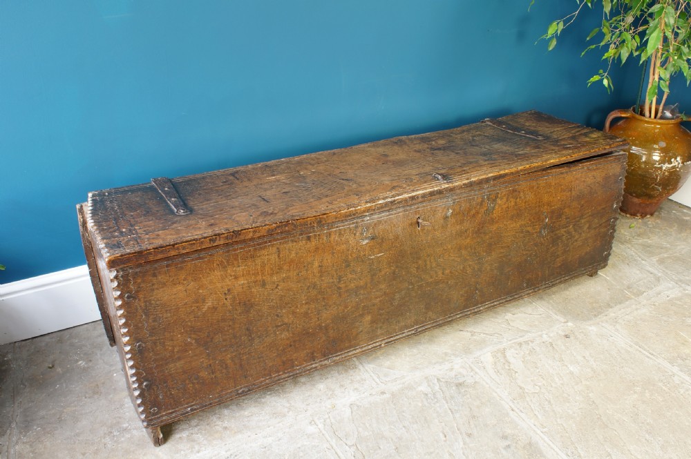 16th Century Planked Coffer. View VII