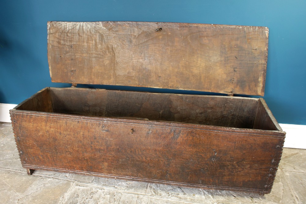 16th Century Planked Coffer. View IX
