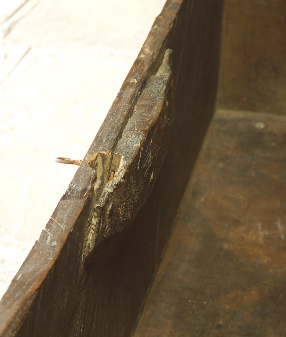 16th Century Planked Coffer. View XII
