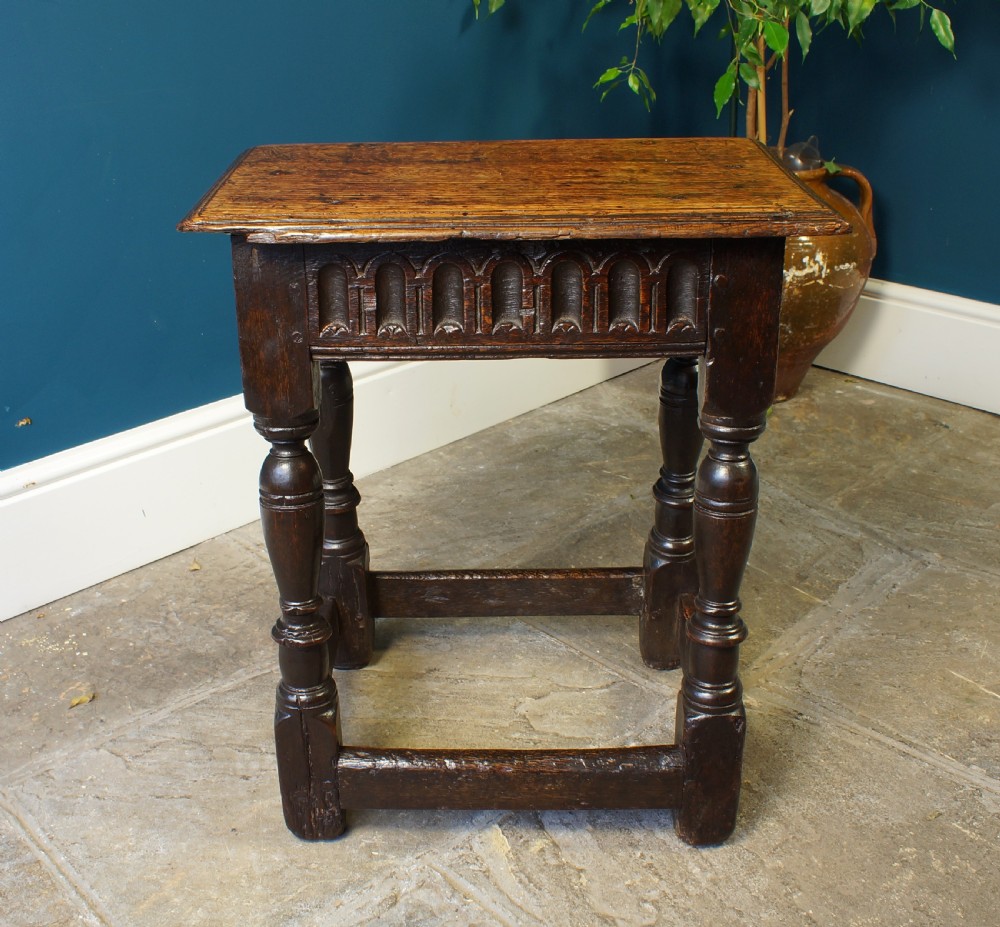 Good 17th Century Joint Stool View VIII