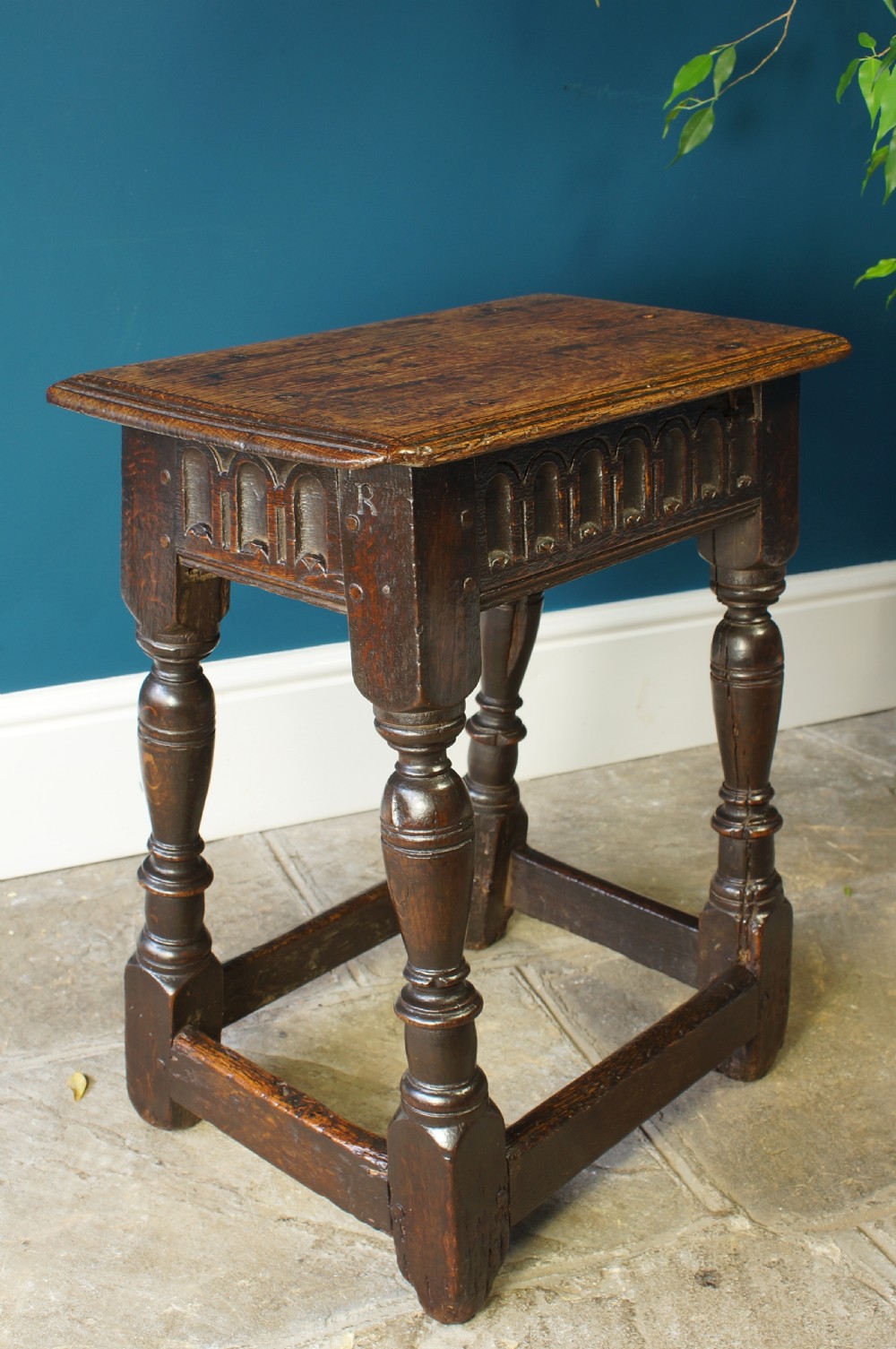 Good 17th Century Joint Stool View IX