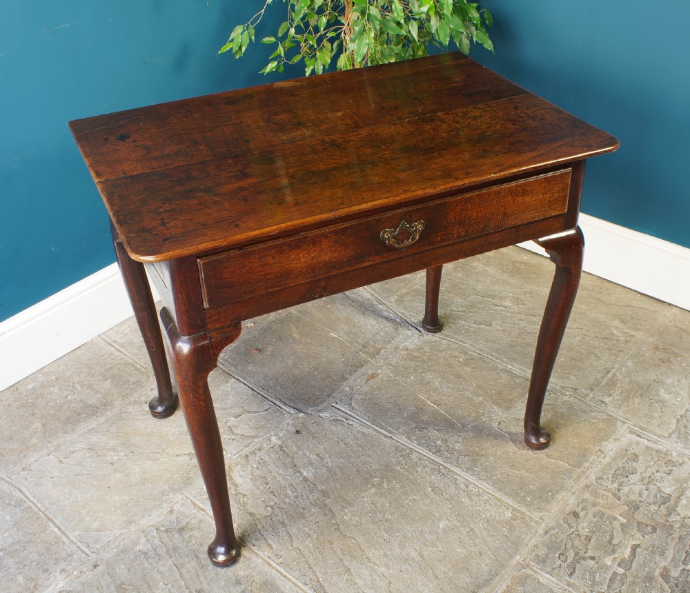 18th century oak lowboy