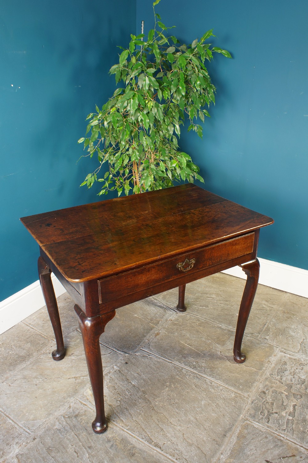 18th century oak lowboy View II