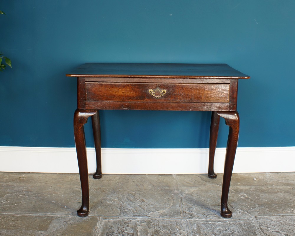 18th century oak lowboy View III