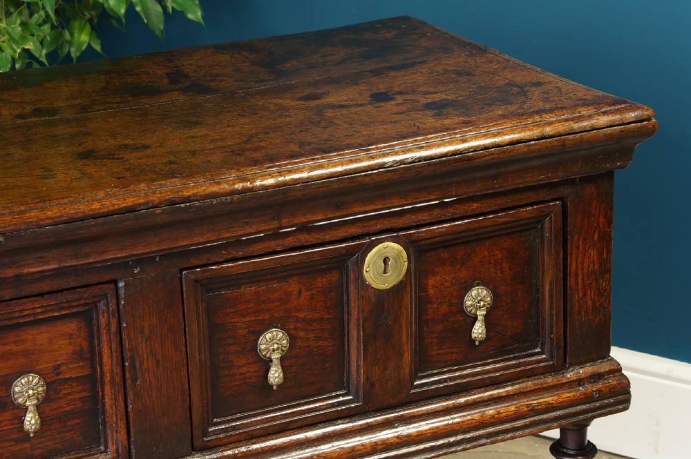 17th century turned leg dresser base View III