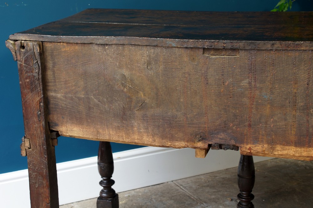 17th century turned leg dresser base View V