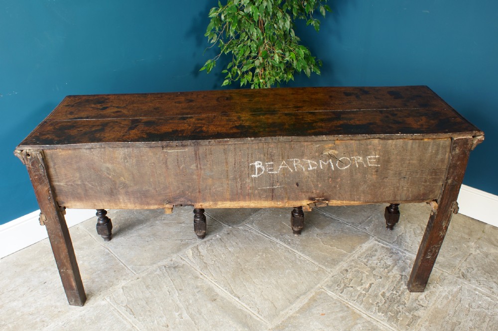 17th century turned leg dresser base View VI
