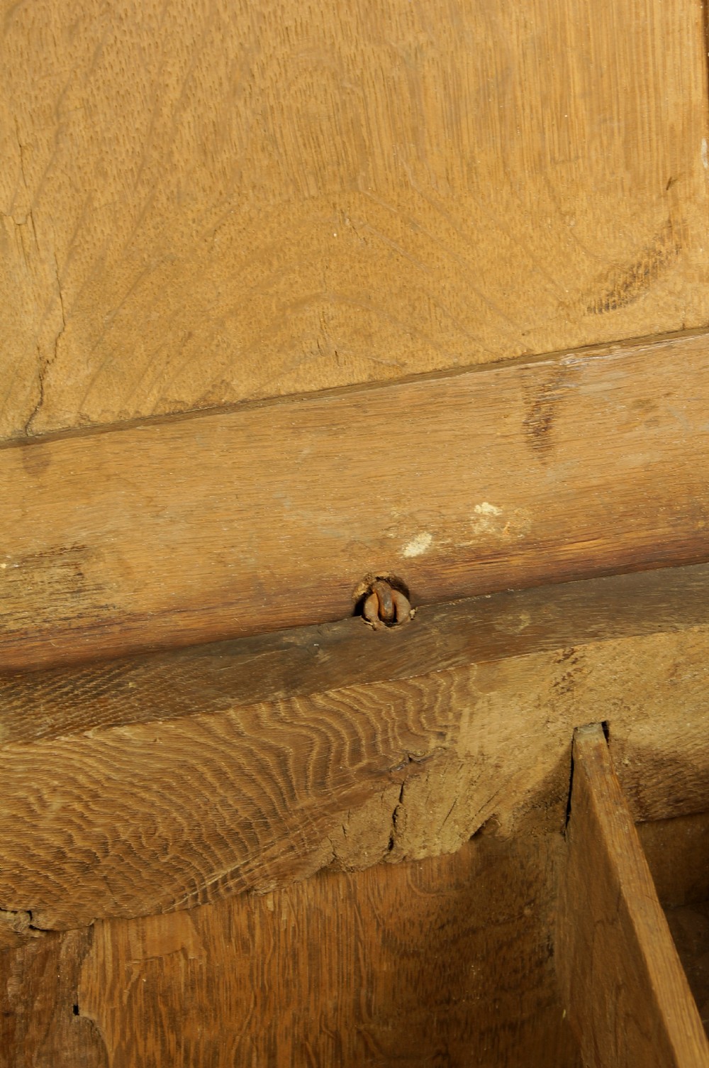 17th century oak carved coffer View IX