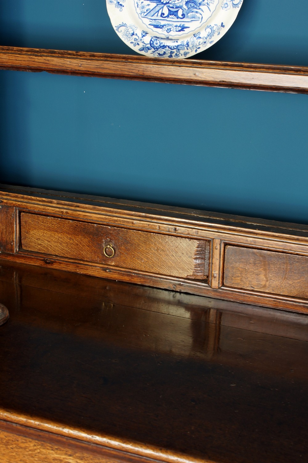 18th Century Oak Dresser And Rack. View X