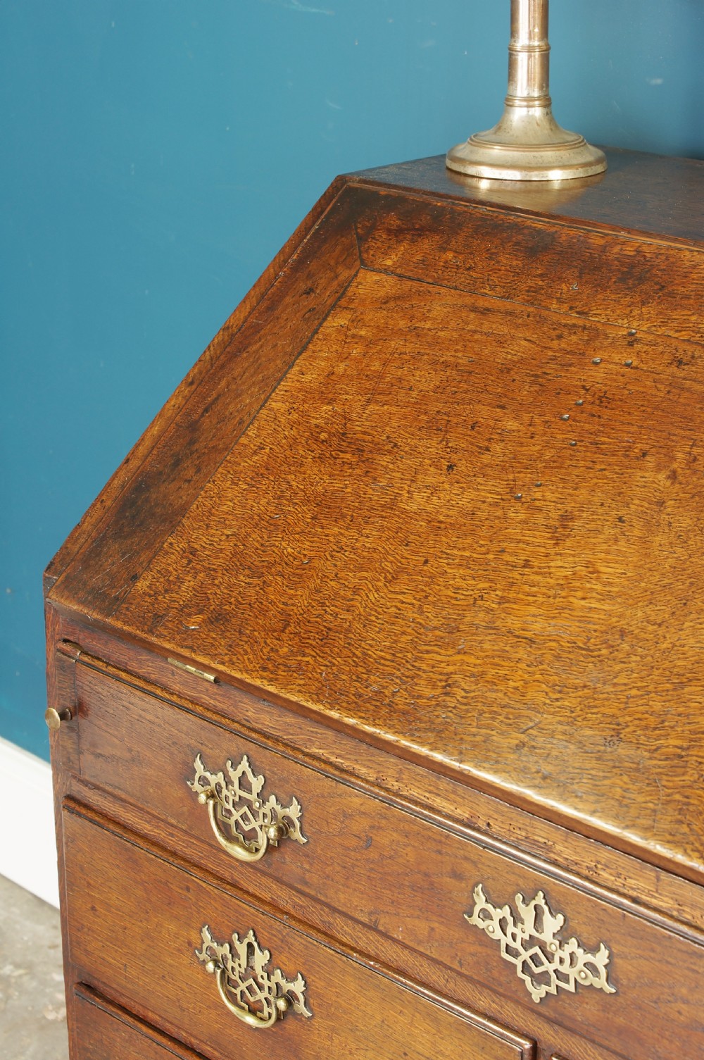 18th Century Oak Bureau. View III