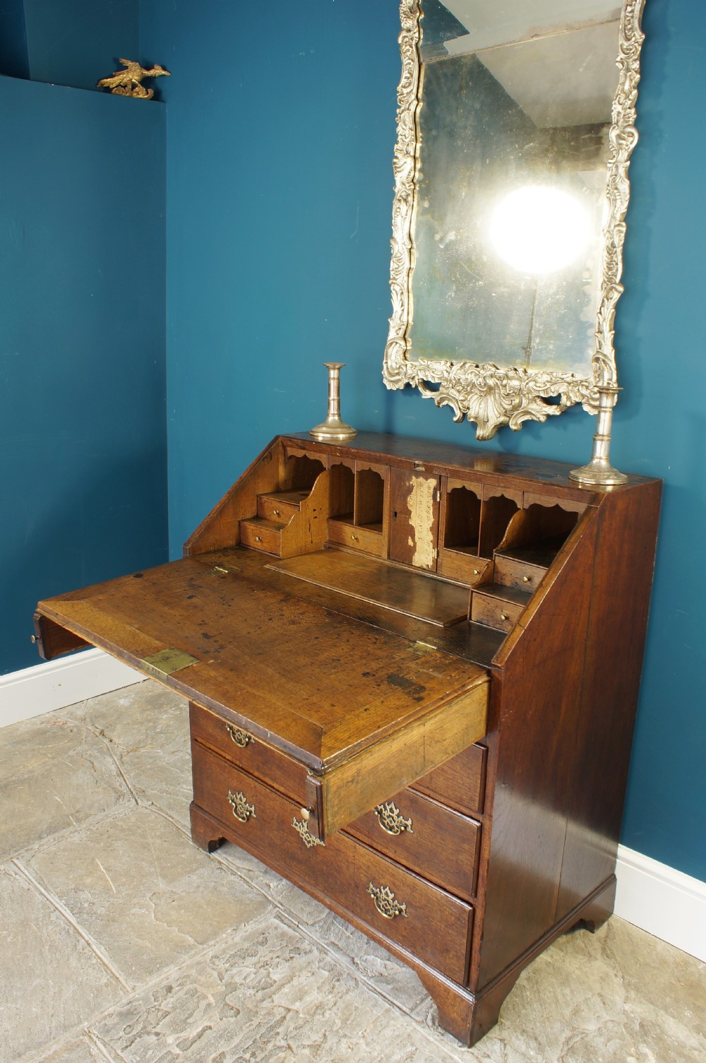 18th Century Oak Bureau. View IV