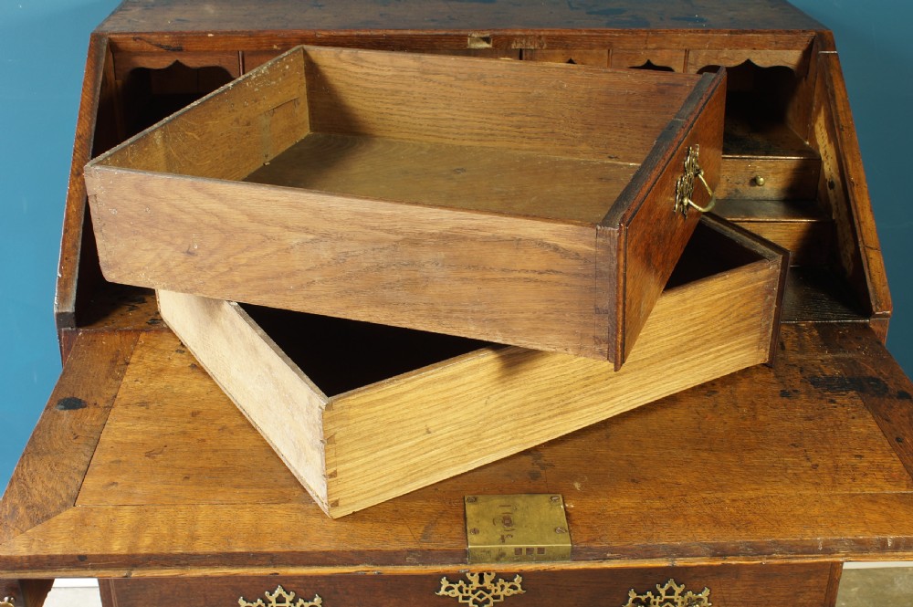 18th Century Oak Bureau. View XVII