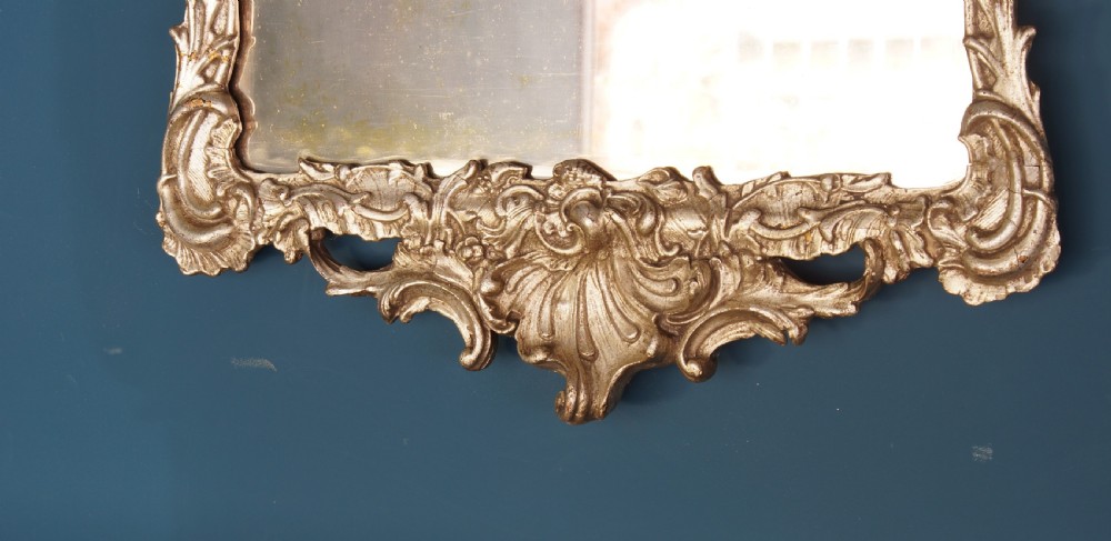 Large 18th Century Silver Gilt Mirror. View III